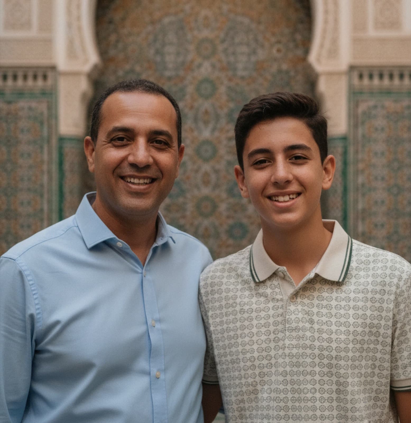 Father and son