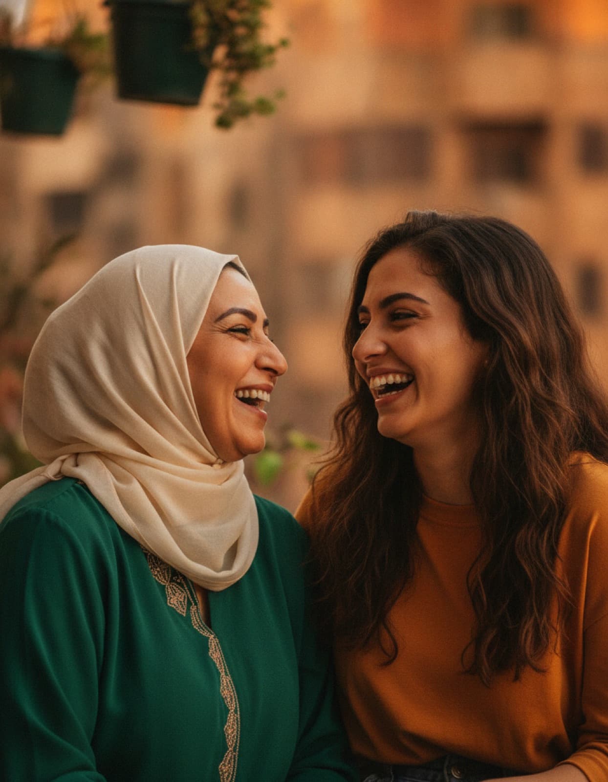 Mother and daughter